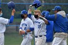Baseball vs CGA  Wheaton College Baseball vs Coast Guard Academy during game one of the NEWMAC semi-finals playoffs. - (Photo by Keith Nordstrom) : Wheaton, baseball, NEWMAC